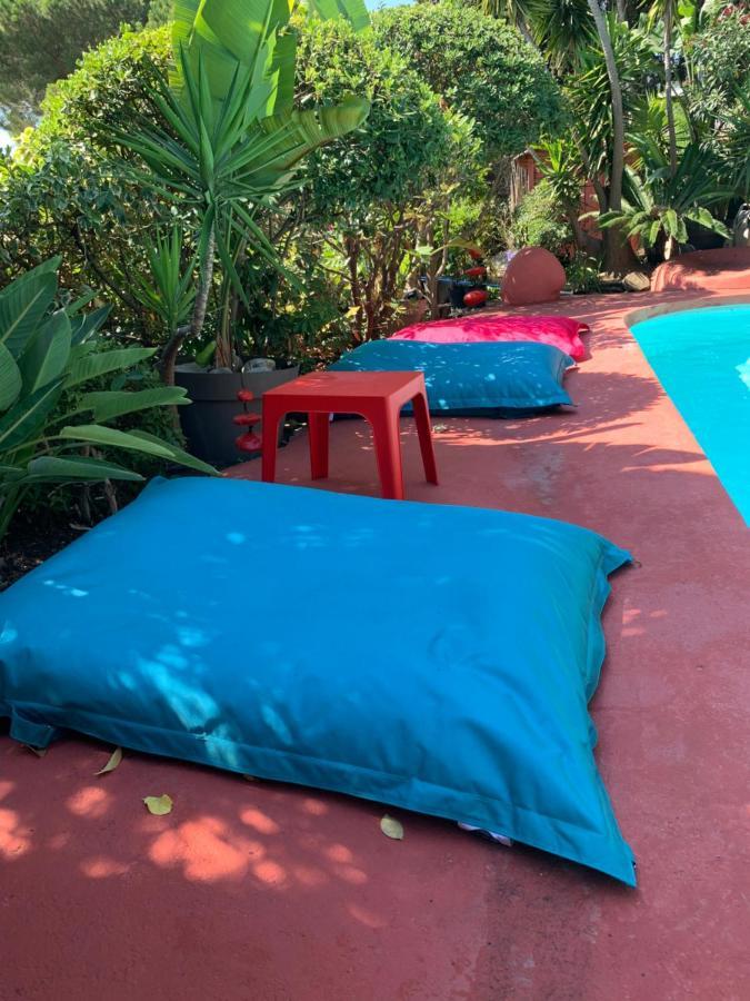 "La Villa Bali", En Bord De Mer A 5 Mn Des Plages Avec Piscine A Cascade, Grand Exterieur Unique Sur Le Theme De Bali سيكس-فور-لو-بلاج المظهر الخارجي الصورة