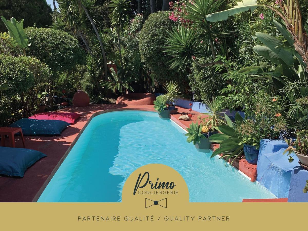 "La Villa Bali", En Bord De Mer A 5 Mn Des Plages Avec Piscine A Cascade, Grand Exterieur Unique Sur Le Theme De Bali سيكس-فور-لو-بلاج المظهر الخارجي الصورة